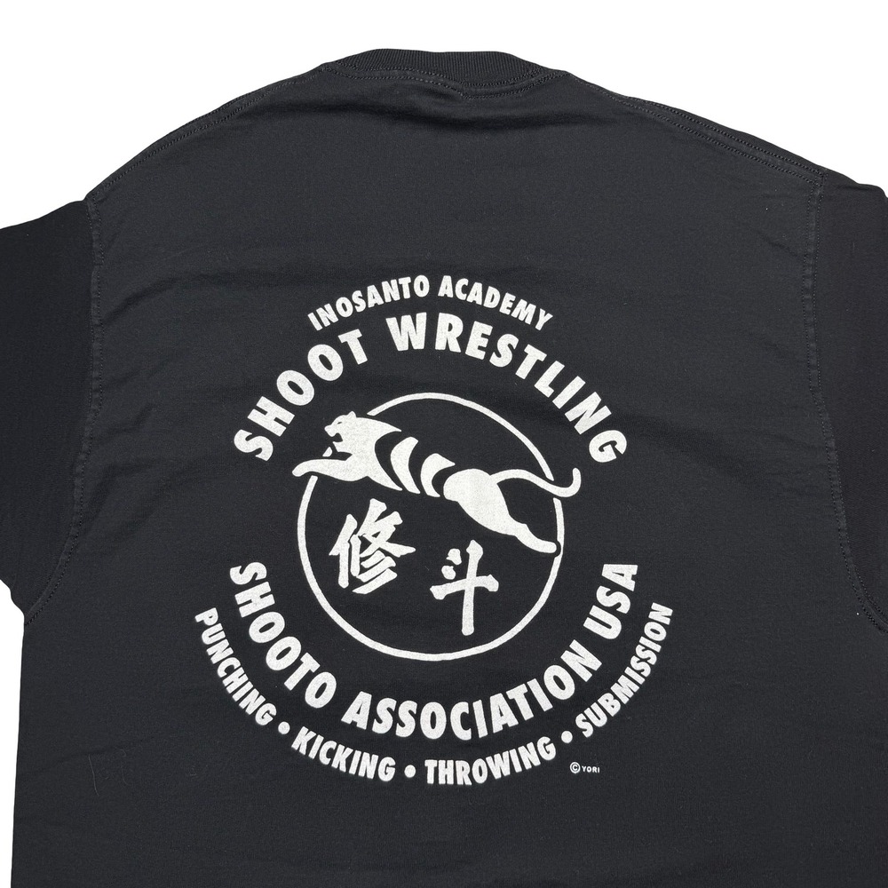 Vintage 90s Super Tiger Gym Japanese Shooto Shoot Satoru Judo wrestling shirt